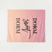 サマースグラデーションイートドーム引用文カレッジウォぶら下がったールズ タペストリー (正面(横))