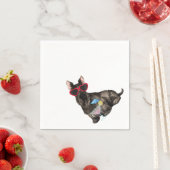 サマースコティッシュテリア スタンダードカクテルナプキン (インサイチュ)