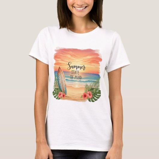 サマーステートオブマインドサンセット Tシャツ (正面)