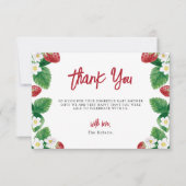 サマーストロベリーベリースウィートサンキュー サンキューカード (正面)