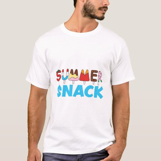 サマースナックキッズポップス Tシャツ (正面)
