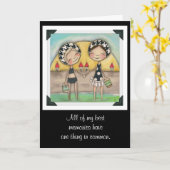 サマースバイザショア – 誕生日カード カード (黄色い花)