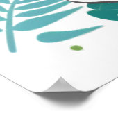 サマースプラッシュ誕生日テニスパーティー ポスター (角)