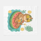 サマースプールフロート フリースブランケット (正面(横))