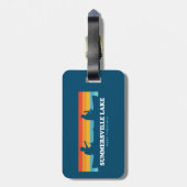 サマーズビルレイクウェストバージニアカヌー ラゲッジタグ (裏面縦)