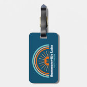 サマーズビルレイクウェストバージニアレインボー ラゲッジタグ (裏面縦)