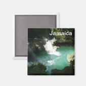 サマーセット秋ジャマイカフォトマグネットウォーターフォール マグネット (正面/裏面)