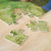 サマーセット運河に浮かぶボート ジグソーパズル (側面)