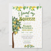 サマーセット | ファン レモン スクイーズ ブライダル シャワー 招待状 (正面)