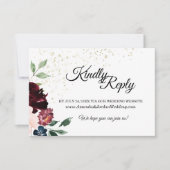 サマーセレブレーション ウェディングウェブサイトレスポンスカード 出欠カード (正面)