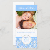 サマーセーエレガントブザデートフォトカード セーブザデート (正面/裏面)