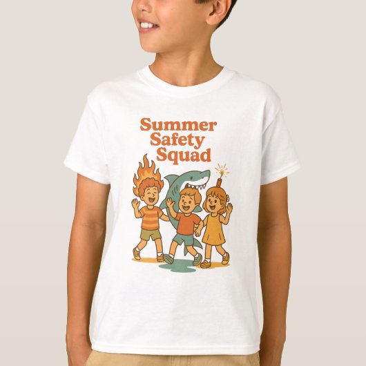 サマーセーフティースコード 楽しい Tシャツ (正面)