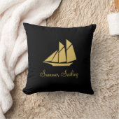 サマーセーリングゴールデンヨット クッション (ブランケット)