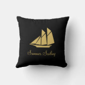 サマーセーリングゴールデンヨット クッション (裏面)