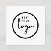 サマーセールカード – 緑 エンクロージャーカード (裏面)