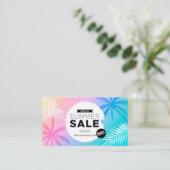 サマーセール特別提供 名刺 (スタンド正面)