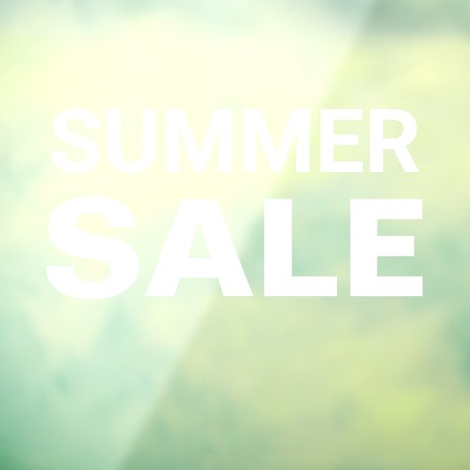 サマーセール看板 ウィンドウサイン (シート3)