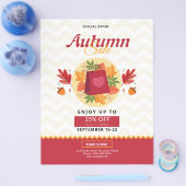 サマーセール・フライヤー チラシ (シングル)