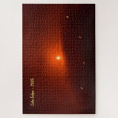 サマーセ太陽のット上空の日食、2015年。 ジグソーパズル (縦)