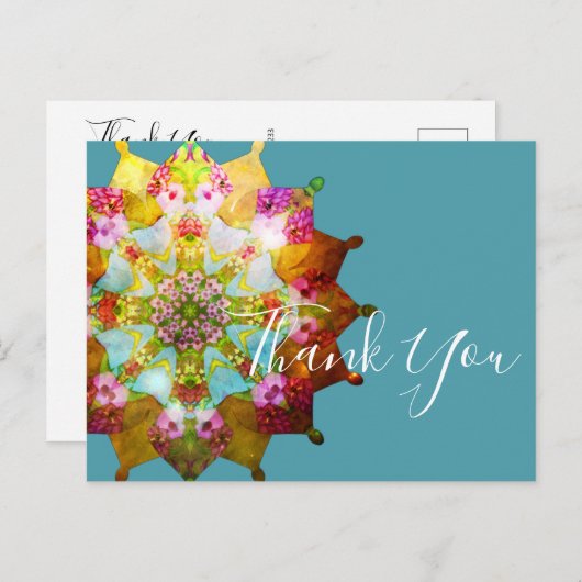 サマーソルマンダラ感謝 ポストカード (正面/裏面)