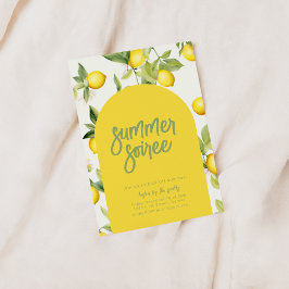 サマーソーリーパーティの招待状ウィズレモン 招待状
