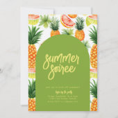 サマーソーリーパーティの招待状 招待状 (正面)