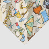 サマータイムおもしろいラッピング紙 薄葉紙 (詳細)