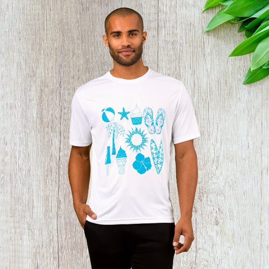 サマータイムアイコン メンズアクティブ Tシャツ