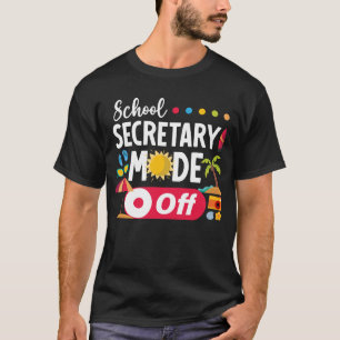 サマータイムオフの秘書モード昨日学校 Tシャツ