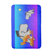 サマータイムクジラ火湯風呂 バスマット (正面縦)