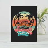 サマータイムサーフおもしろいビーチファミリーバケーションマッチ 招待状 (スタンド正面)