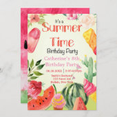 サマータイムスイカ誕生日パーティー (正面/裏面)