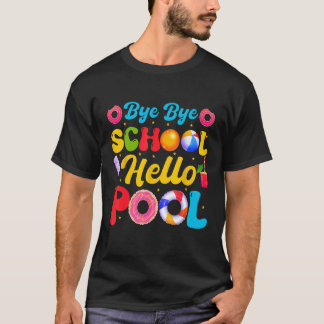 サマータイムバイバイスクールバイバイスクールハローポー Tシャツ