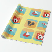 サマータイムラッピング紙 ラッピングペーパー (アンロールド)