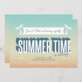 サマータイムラディアント招待状 招待状 (正面/裏面)