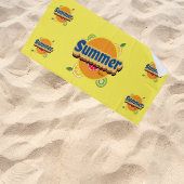 サマータイムレトロヴィンテージ ビーチタオル