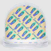 サマータイム サマータイム ブルー フリップ フロップス (裏面)