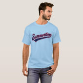 サマータイム レトロスクリプト Tシャツ (正面フル)