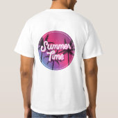サマータイム Tシャツ (裏面)