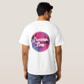 サマータイム Tシャツ (裏面フル)