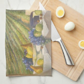 サマータスカンワインランドスケープイタリアカウンター キッチンタオル (四つ折り)