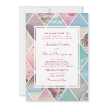 サマーダイヤモンド |ピンク&ブルービーチ結婚式