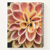 サマーダリアフラワー(フローラアート) ノートブック (裏面)