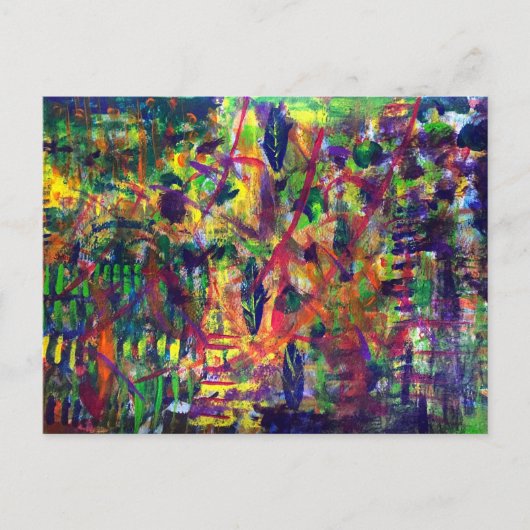 「サマーダンス」アクリル絵葉書 ポストカード (正面)