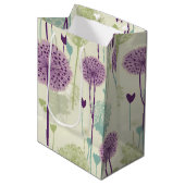 サマーダンデリオンデザイン ミディアムペーパーバッグ (正面アングル)