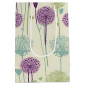 サマーダンデリオンデザイン ミディアムペーパーバッグ (裏面)