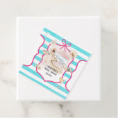 サマーチック ビーチとウェーブ ブライダルシャワー フェイバータグ (インサイチュ)