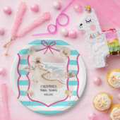 サマーチック ビーチとウェーブ ブライダルシャワー ペーパープレート (パーティー)