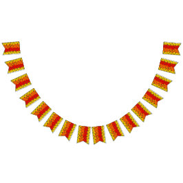 サマーチューリップフィールド バンティングフラッグ