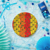 サマーチューリップフィールド ペーパープレート (パーティー)